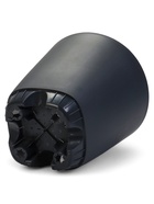 Горшок для цветов «Гранд», 8 л, d=24 см, h=25 см, пластиковый, с прикорневым поливом, графитовый 10917369