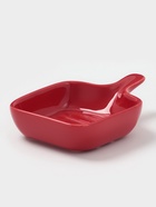 Соусники с ручкой Доляна «Сковорода», набор 4 шт., 50 мл, керамика, красные - Фото 2