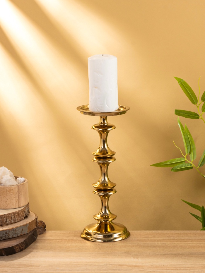 Подсвечник «Эйфория», 12×12×31.5 см, алюминий - Фото 1