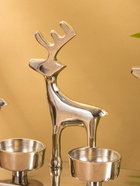 Подсвечник на 4 свечи «Трио оленей», 30×9×15 см, алюминий - Фото 6