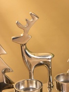 Подсвечник на 4 свечи «Рудольф и ёлки», 30×9×15 см, алюминий - Фото 6