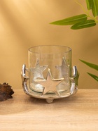 Подсвечник со стеклом «Созвездие», 11×11×12 см, алюминий - Фото 3