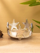 Подсвечник со стеклом «Созвездие», 11×11×12 см, алюминий - Фото 5