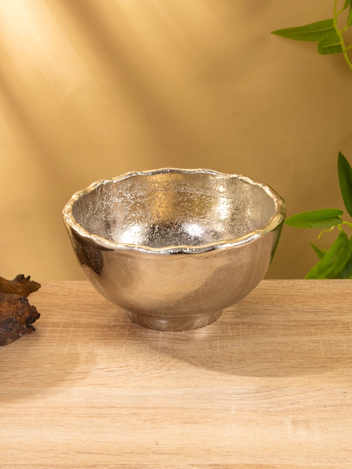 Чаша, 16×16×9 см, алюминий - Фото 1