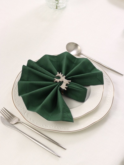 Кольцо для салфеток «Оленёнок», 5×4×5 см, алюминий