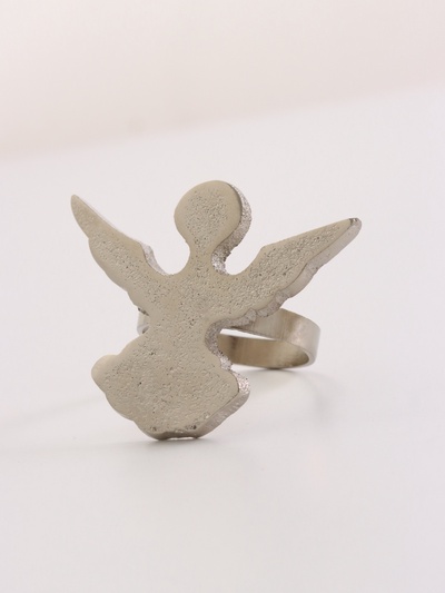 Кольцо для салфеток «Ангелочек», 6.5×5×4 см, алюминий