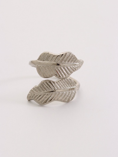 Кольцо для салфеток «Листья», 5×5×5 см, алюминий