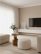 Столик журнальный «Латте», 38×38×52 см, дерево, железо - Фото 3