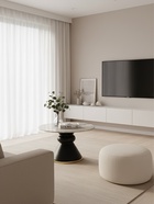 Столик журнальный «Капучино», 77×77×45 см, железо, мрамор - Фото 3