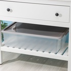 УЦЕНКА Контейнер д/хранения с крышкой 32л 65,9х41,6х17,5см "Porter" прямоуг, цвет серый - Фото 1