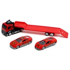 УЦЕНКА АВТОГРАД Машина металлическая "Пожарный автовоз", масштаб 1:64, №SL-00473A МИКС - Фото 4