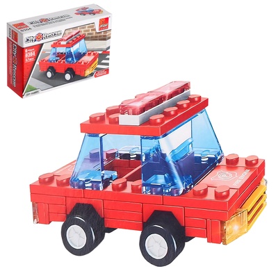 УЦЕНКА Конструктор "Пожарная охрана", количество деталей 48-59, МИКС