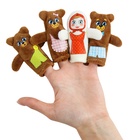 УЦЕНКА Пальчиковый театр «Три медведя» (4 персонажа+ сценарий) - Фото 2