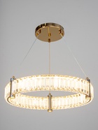 УЦЕНКА Светильник «Мурано» LED 108 Вт 3000-6000К золото 49×49×9 см 10924112