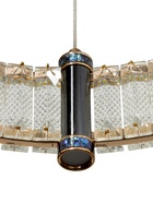 УЦЕНКА Светильник «Мурано» LED 108 Вт 3000-6000К золото 49×49×9 см 10924112