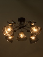 УЦЕНКА Люстра 6591180/5 E27 40 Вт серебро нов 60×60×24 см BayerLux 10924113