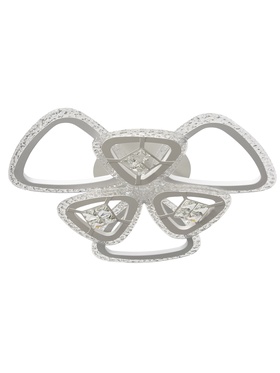 УЦЕНКА Люстра с ПДУ 1532/6WT LED 126 Вт 3000-6000К диммер белый 60×60×11 см BayerLux 10924114