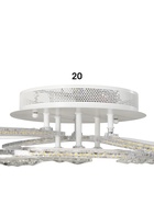 УЦЕНКА Люстра с ПДУ 1532/6WT LED 126 Вт 3000-6000К диммер белый 60×60×11 см BayerLux 10924114