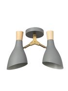 УЦЕНКА Бра «Марокко» 2хЕ27 40 Вт серый 25×15×38 см - Фото 1