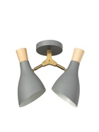 УЦЕНКА Бра «Марокко» 2хЕ27 40 Вт серый 25×15×38 см - Фото 4