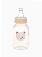 Бутылочка для кормления Bear 150 мл, цилиндр, бежевый Mum&Baby - Фото 3