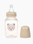 Новогодняя бутылочка для кормления Bear 150 мл, цилиндр, бежевый Mum&Baby - Фото 2