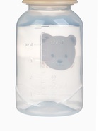 Новогодняя бутылочка для кормления Bear 150 мл, цилиндр, бежевый Mum&Baby - Фото 9