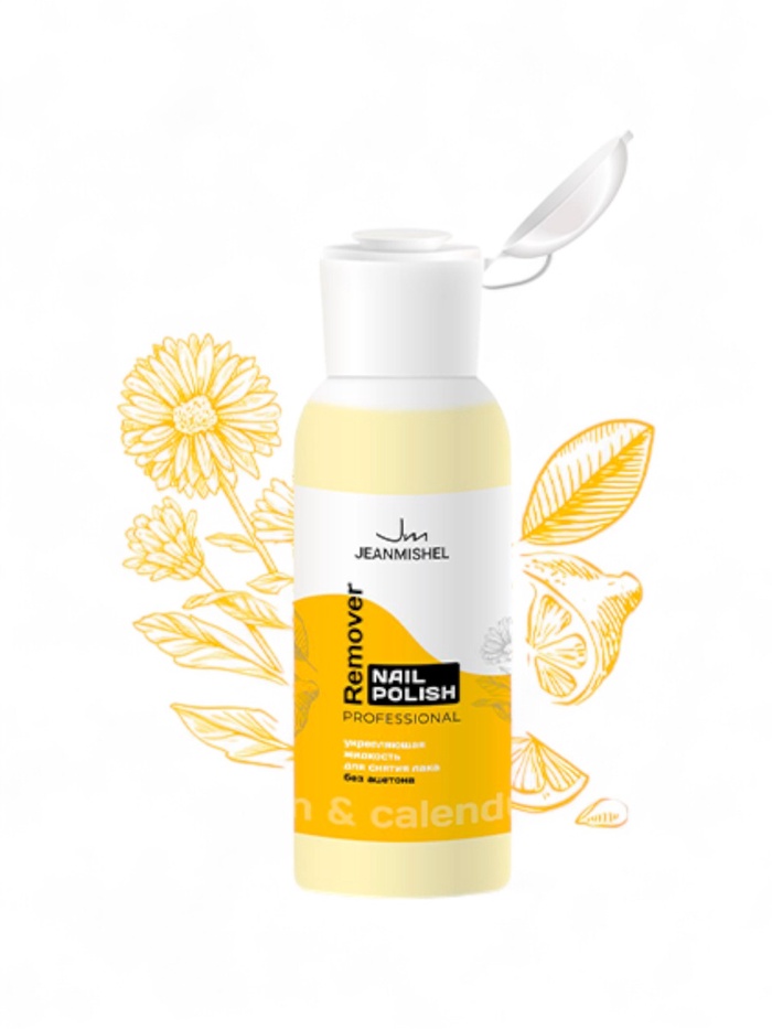 Жидкость для снятия лака без ацетона JEANMISHEL, укрепляющая, 150 мл - Фото 1