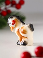 Фигурка фарфор «Жеребенок Пупс Саша», 5×5 см, гжель, цветной - фото 119642806