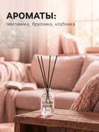 Диффузор ароматический COLOR «Клубника» с палочками, для дома, 50 мл - Фото 2