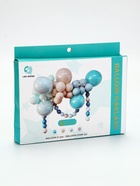 УЦЕНКА Набор для создания композиций из воздушных шаров, набор 52 шт., голубой, песок, бирюза 1006 - Фото 4