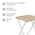 УЦЕНКА Стул складной Nika, 30.5×30.5×40 см, цвет дуб сонома - Фото 2