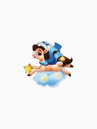 Ёлочная игрушка - подвеска новогодняя «Лошадка и облако», 7.7×7.3 см - Фото 2