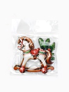 Ёлочная игрушка - подвеска новогодняя «Лошадка-качели», 7.7×6.9 см - Фото 5
