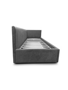 Кровать подростковая «Фрейм Страйп», правая, с подъёмным механизмом, спальное место 900×2000 мм, ткань вивальди 3, цвет бежевый - фото 122241738