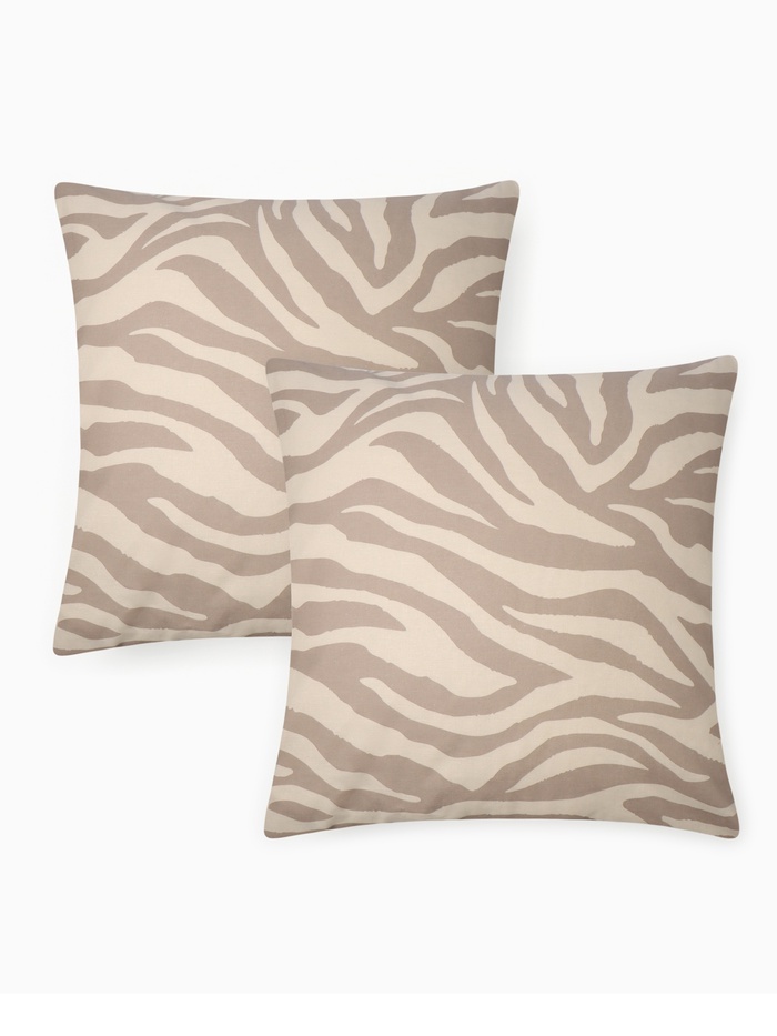 Комплект наволочек Этель Beige zebra, 70х70 см - 2 шт., бязь