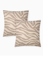 Комплект наволочек «Этель» Beige zebra, 70×70 см, 2 шт., бязь, хлопок 100% - Фото 4