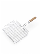 УЦЕНКА Решетка гриль, хромированная сталь, 55×31×24 см, глубина 5 см 10924534