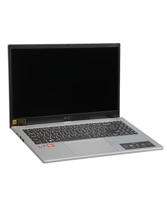УЦЕНКА Ноутбук Acer Aspire 3, 15.6", R3 7320U, 8 Гб, SSD 512 Гб, AMD 610M, noOS, серебристый 1036368 - Фото 1