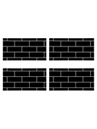 Стеновая панель самоклеящаяся TAKE IT EASY «Кирпич», 300×600 мм, цвет чёрный, 10 шт. - Фото 8