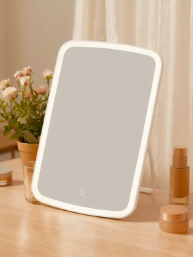 Зеркало KZ-12, подсветка, настольное, 42 диода, USB, 3 режима свечения