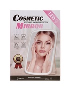 Зеркало KZ-12, подсветка, настольное, 42 диода, USB, 3 режима свечения - Фото 10