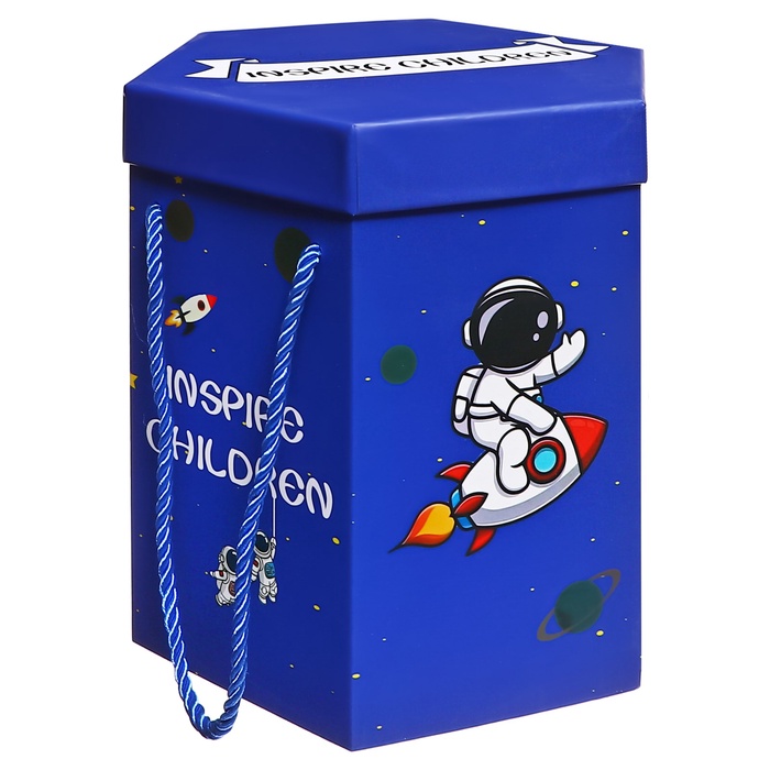 УЦЕНКА Набор для рисования, с раскраской, Синий - Фото 1