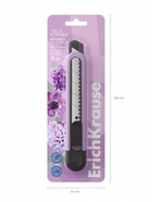 УЦЕНКА Нож канцелярский 18мм, ErichKrause "Butterfly Pastel Bloom", с автоматической фиксацией лезв - Фото 4