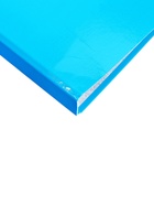 УЦЕНКА Папка на 4 кольцах А4 35мм ErichKrause "Neon" ламинир, голубая 39060 - Фото 5