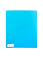 УЦЕНКА Папка на 4 кольцах А4 35мм ErichKrause "Neon" ламинир, голубая 39060 - Фото 8