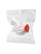 Ёлочный шар новогодний d=8 см «Карнавал» полосы, сияние, белый 10870281