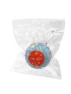 Ёлочный шар новогодний d=8 см «Карнавал» снежинки, голубой 10870288