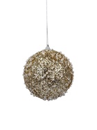 Ёлочный шар новогодний d=10 см «Карнавал» грация, золото 10870299 Ёлочный шар новогодний d=10 см «Карнавал» грация, золото 10870299