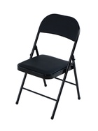 Стул складной «Клик Мебель», экокожа, цвет чёрный 10892971